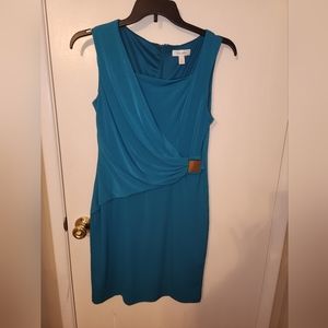Dress barn teal dress